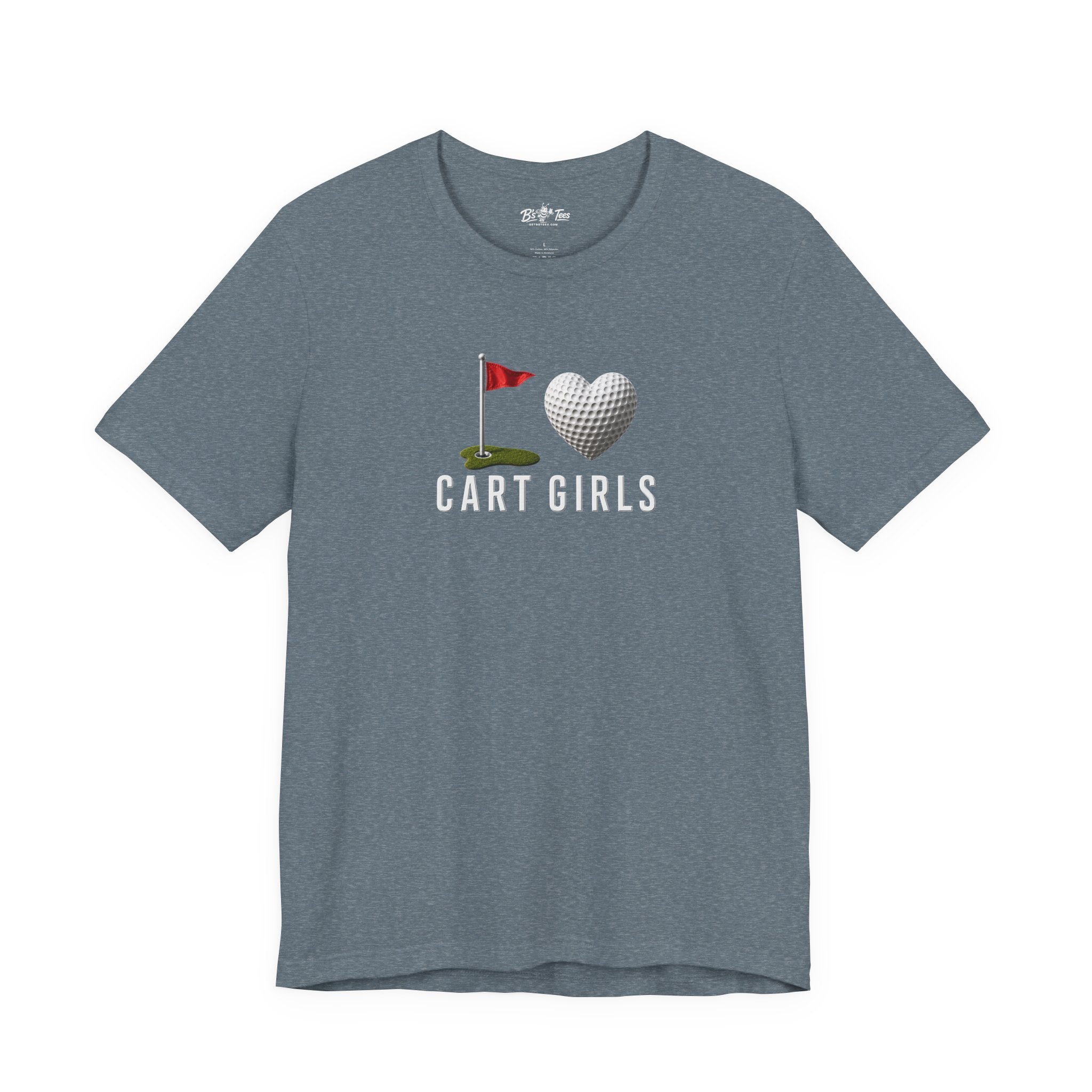 I ❤️ Cart Girls I Premium Golf Graphic Tee