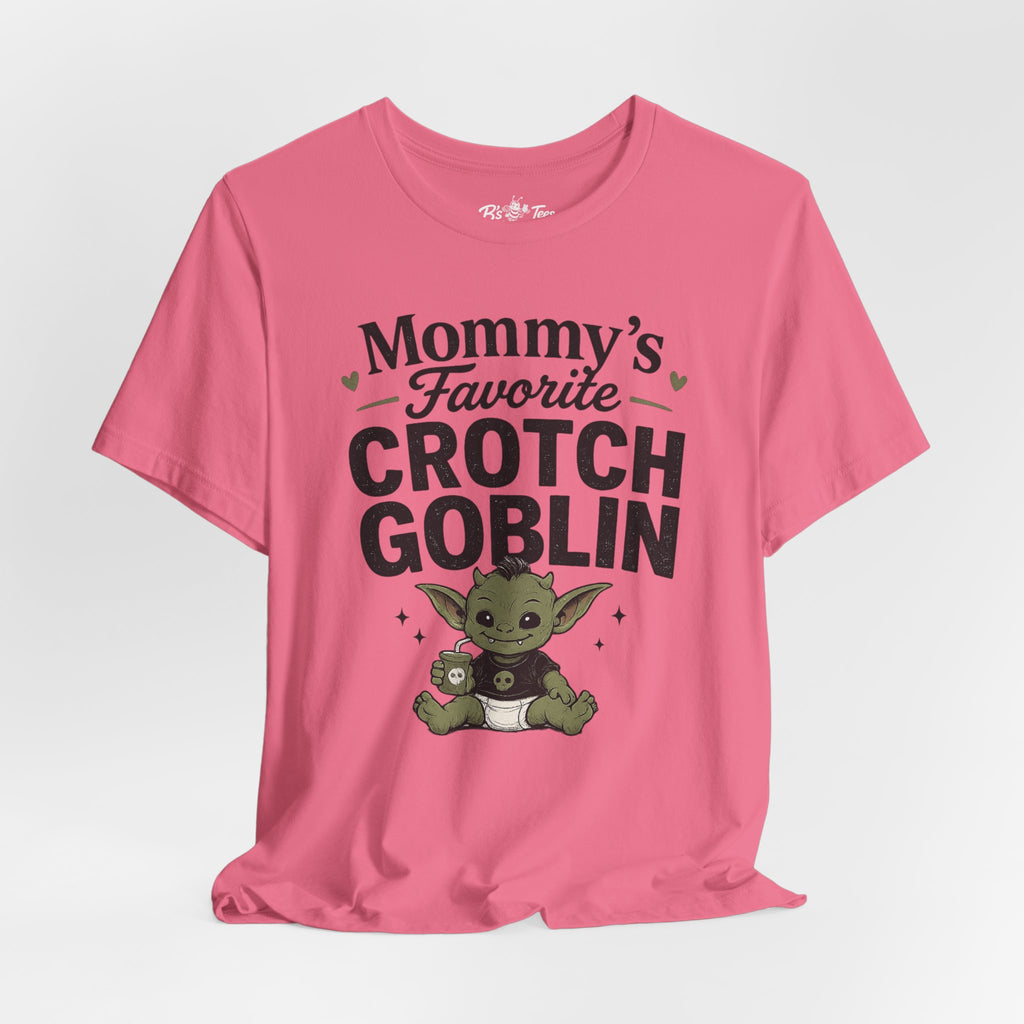 Mommy's Favorite Crotch Goblin | Funny Women's Graphic T-Shirt