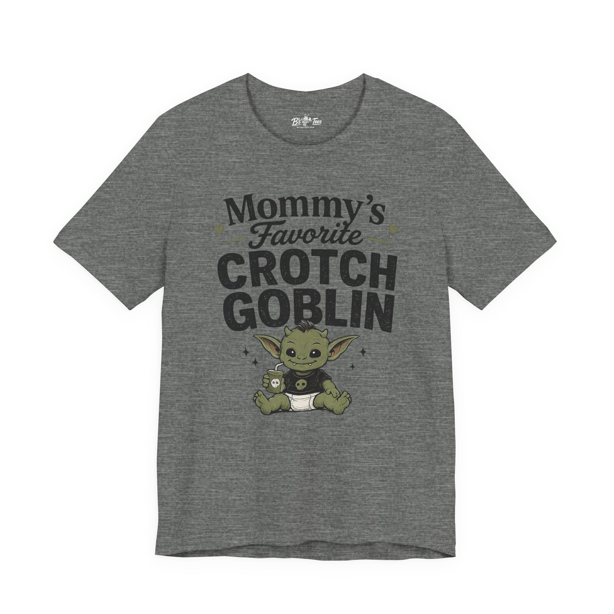 Mommy's Favorite Crotch Goblin | Funny Women's Graphic T-Shirt