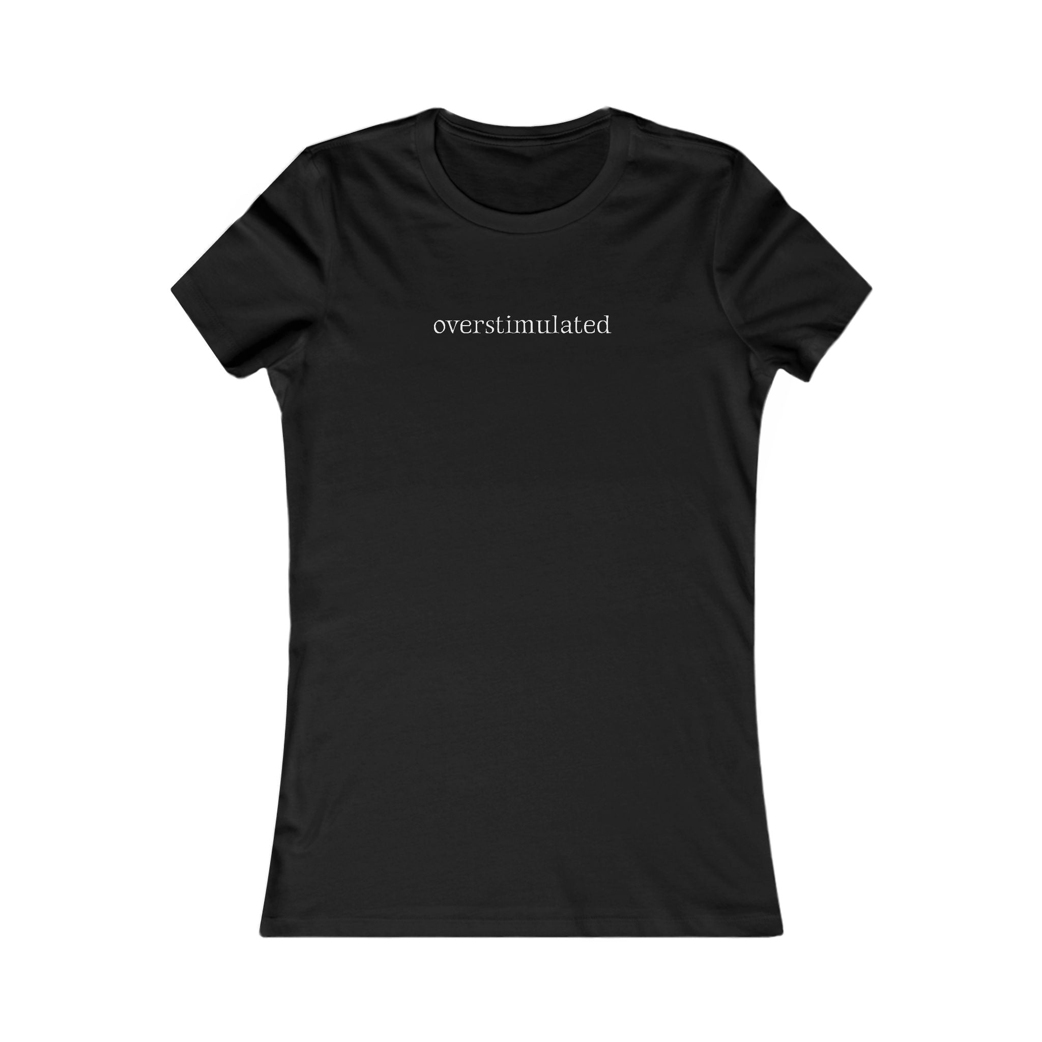 Overstimulated | Women's Premium Minimalist Tee