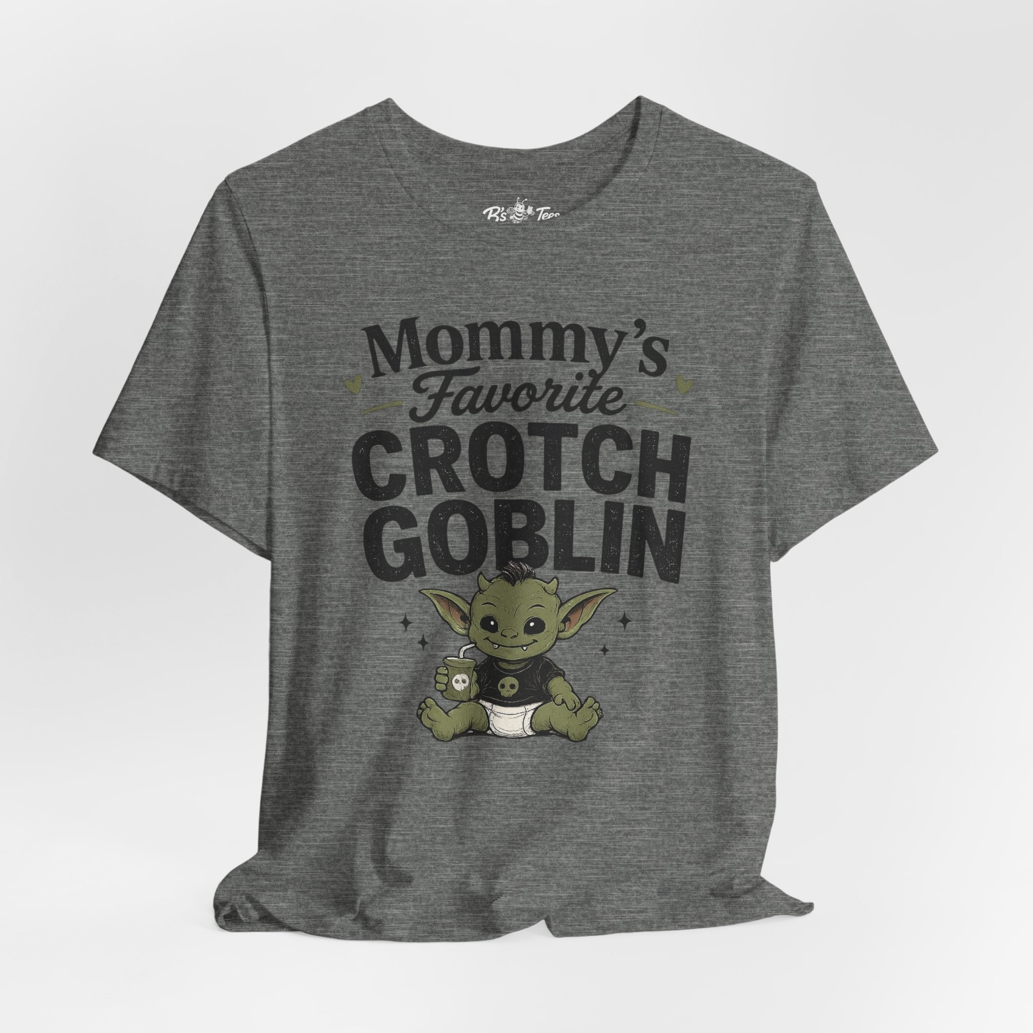 Mommy's Favorite Crotch Goblin | Funny Women's Graphic T-Shirt