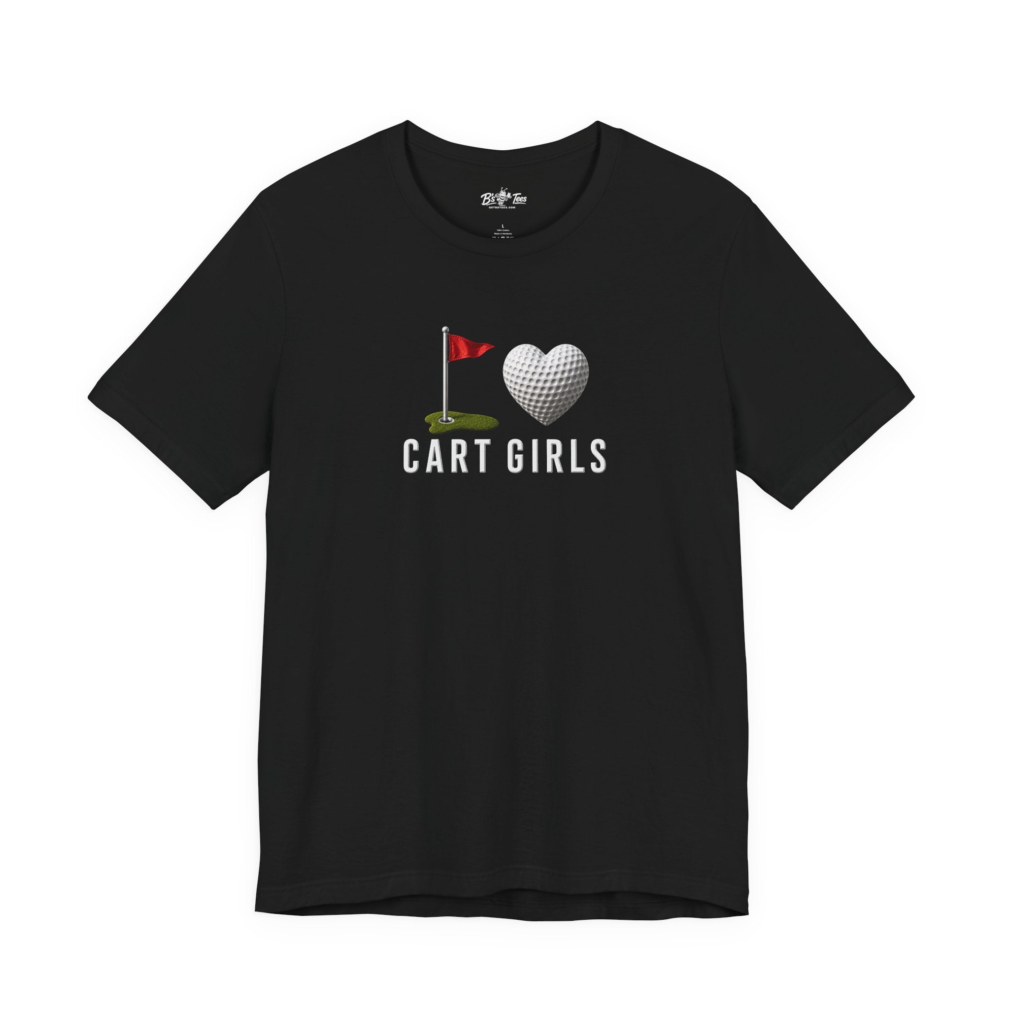 I ❤️ Cart Girls I Premium Golf Graphic Tee