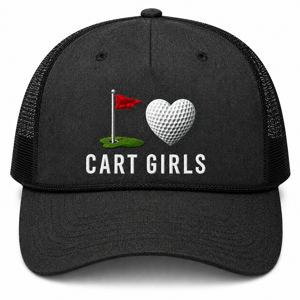I ❤️ Cart Girls | Richardson Golf Rope Hat I Standard DTF