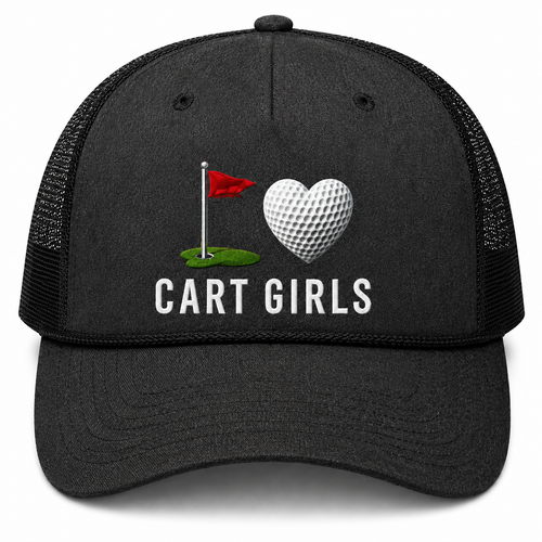 I ❤️ Cart Girls | Richardson Golf Rope Hat I Standard DTF