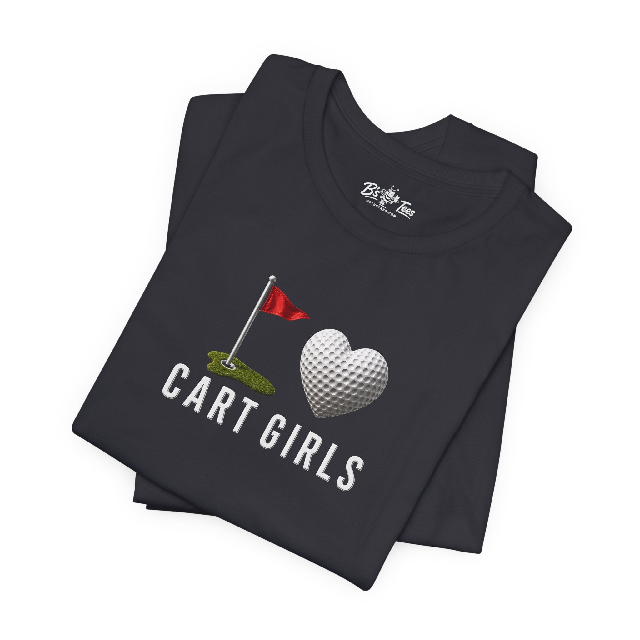 I ❤️ Cart Girls I Premium Golf Graphic Tee