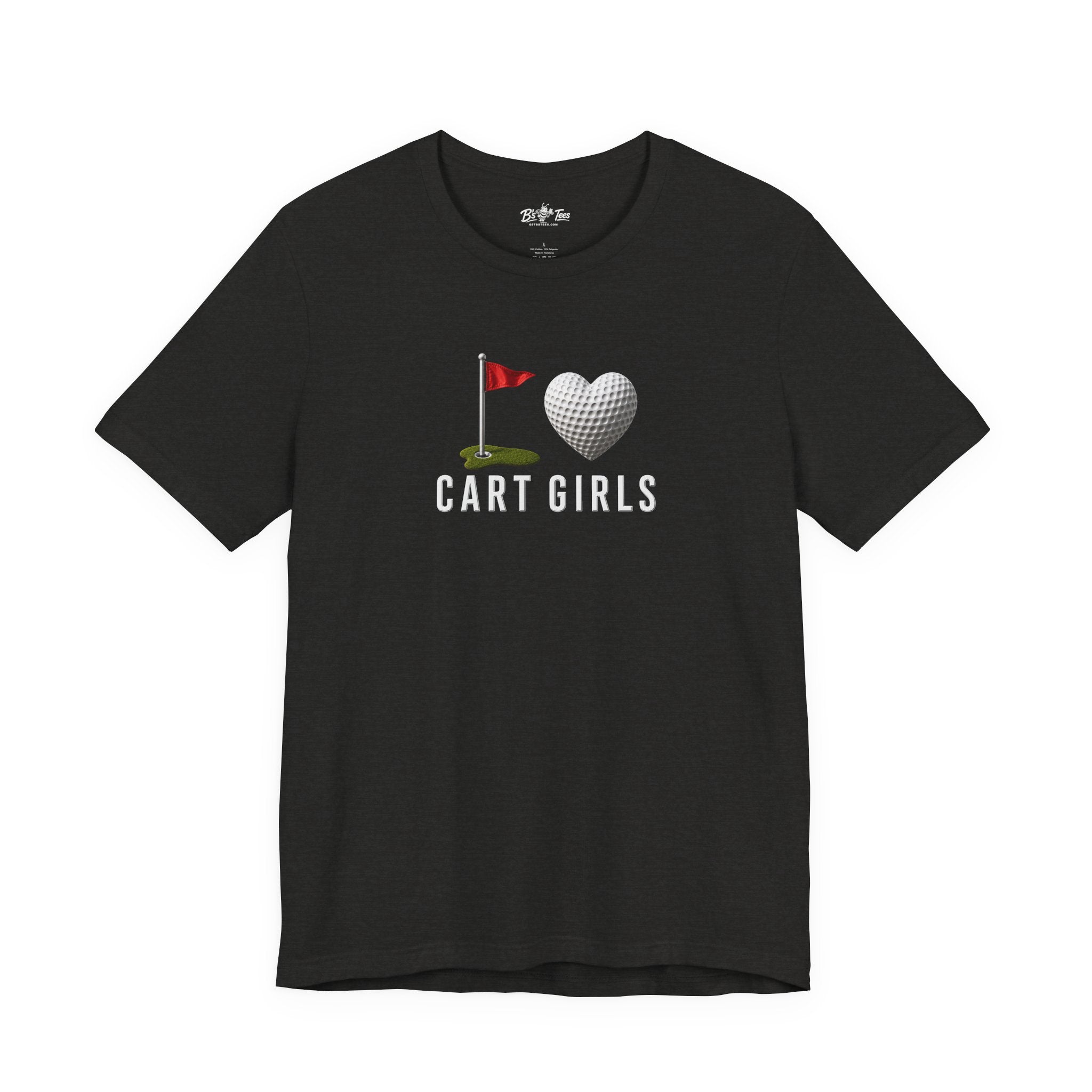 I ❤️ Cart Girls I Premium Golf Graphic Tee