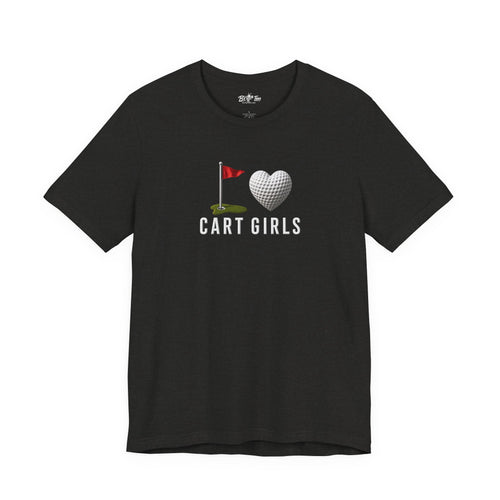 I ❤️ Cart Girls I Premium Golf Graphic Tee