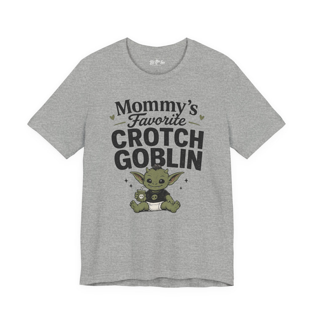 Mommy's Favorite Crotch Goblin | Funny Women's Graphic T-Shirt