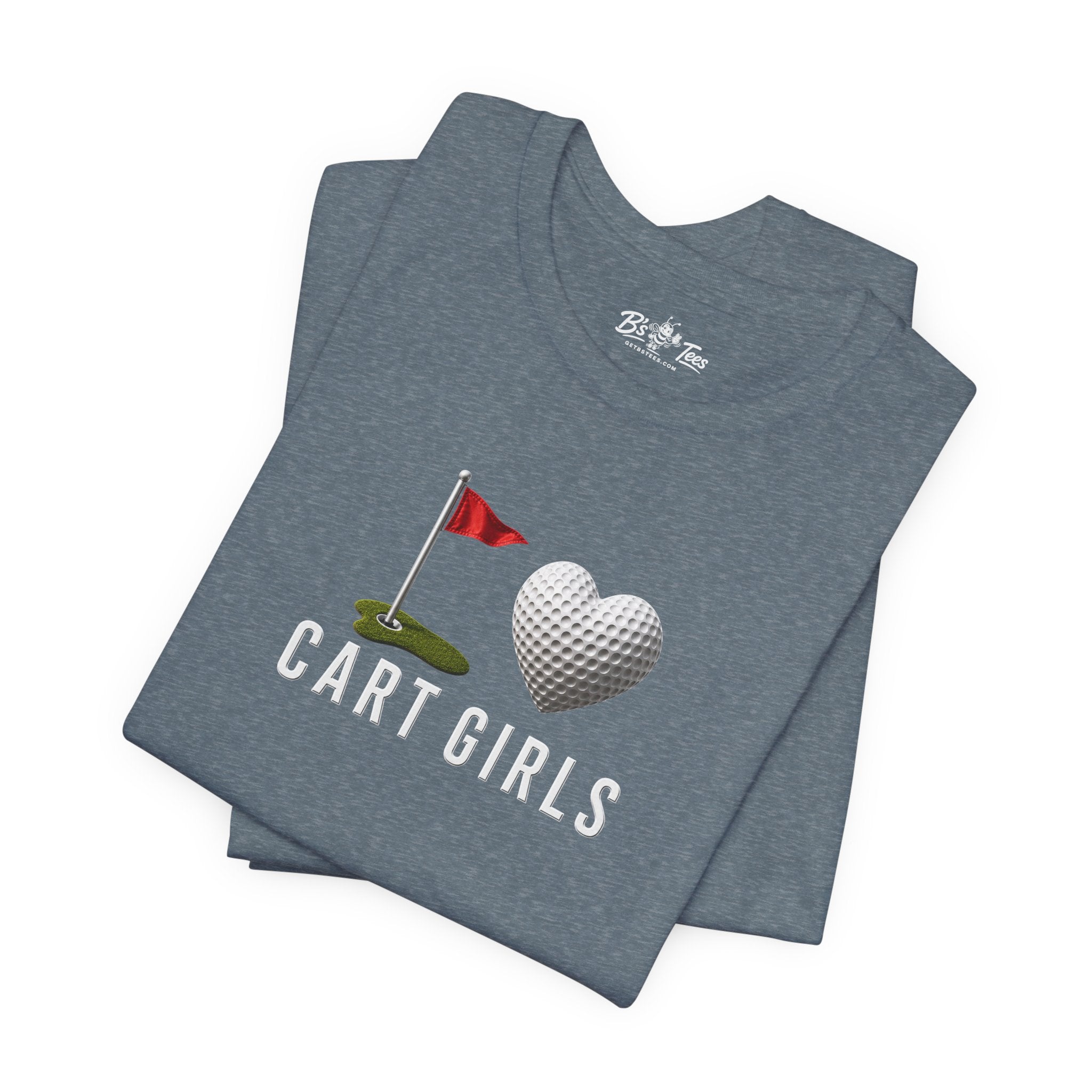I ❤️ Cart Girls I Premium Golf Graphic Tee