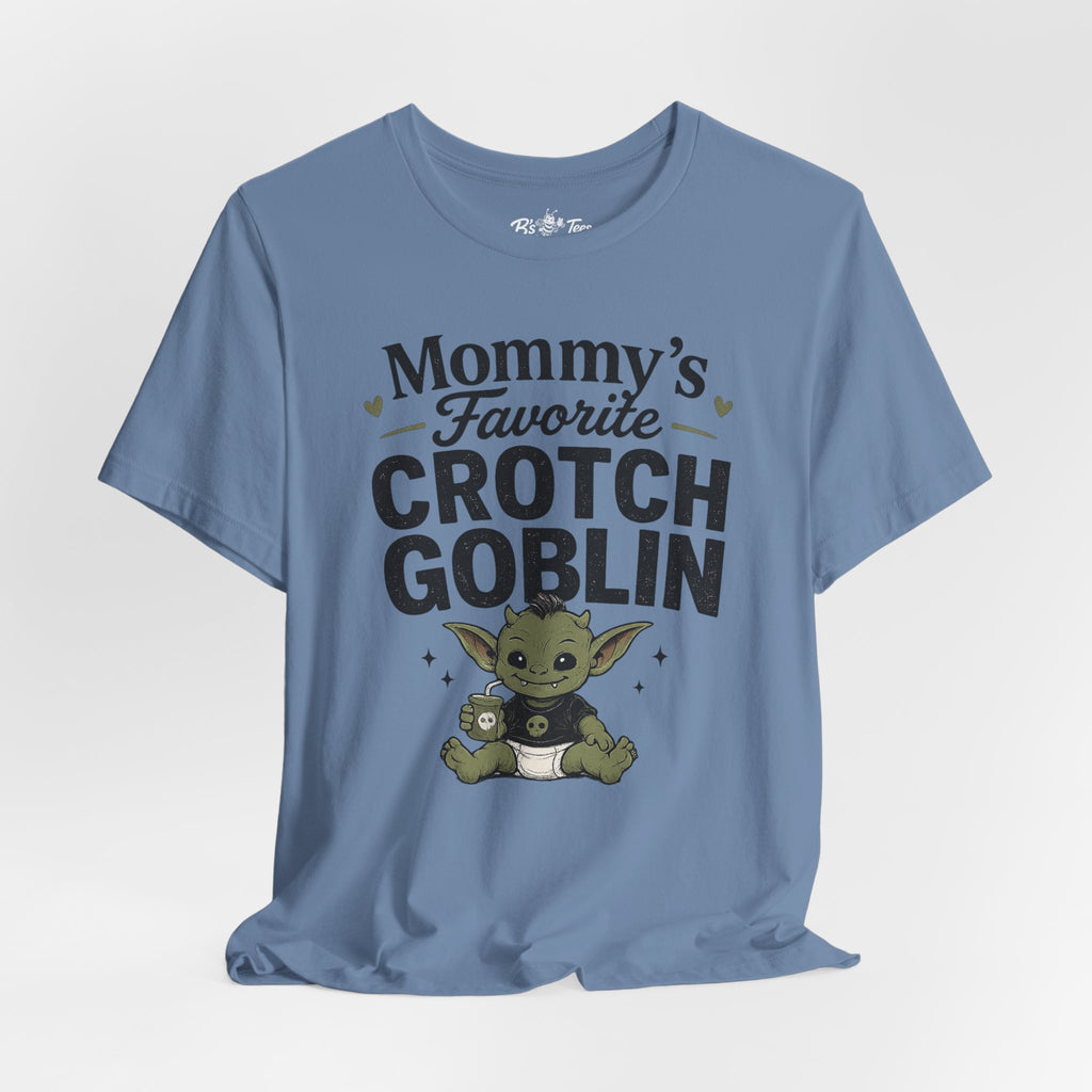 Mommy's Favorite Crotch Goblin | Funny Women's Graphic T-Shirt