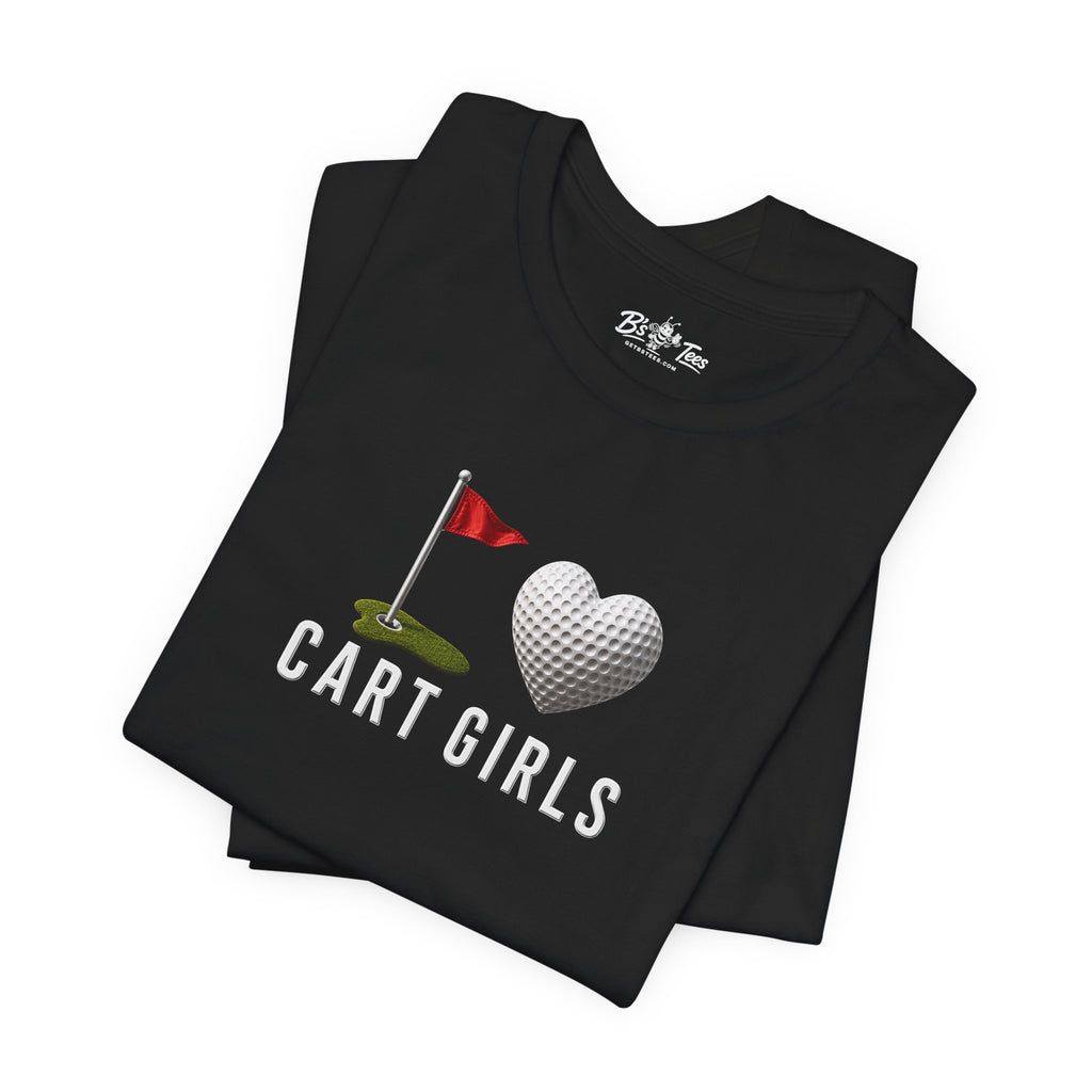 I ❤️ Cart Girls I Premium Golf Graphic Tee