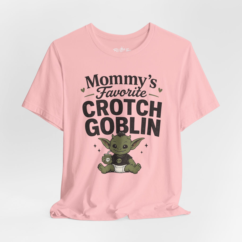Mommy's Favorite Crotch Goblin | Funny Women's Graphic T-Shirt